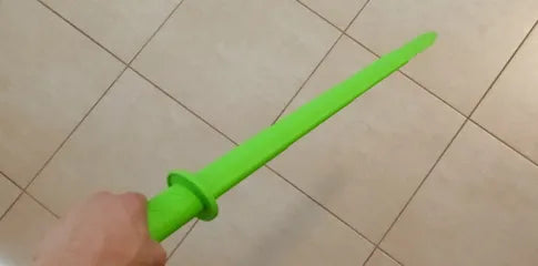 3D Printed Expandable Katana – Telescoping Toy Sword